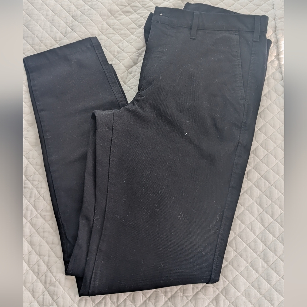 Uniqlo Men's‎ Black Pants-02